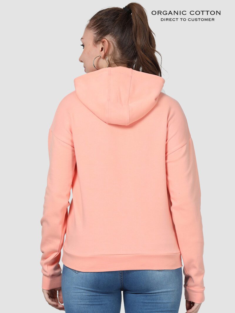 Light Peach Essential Comfort Organic Cotton Hoodie