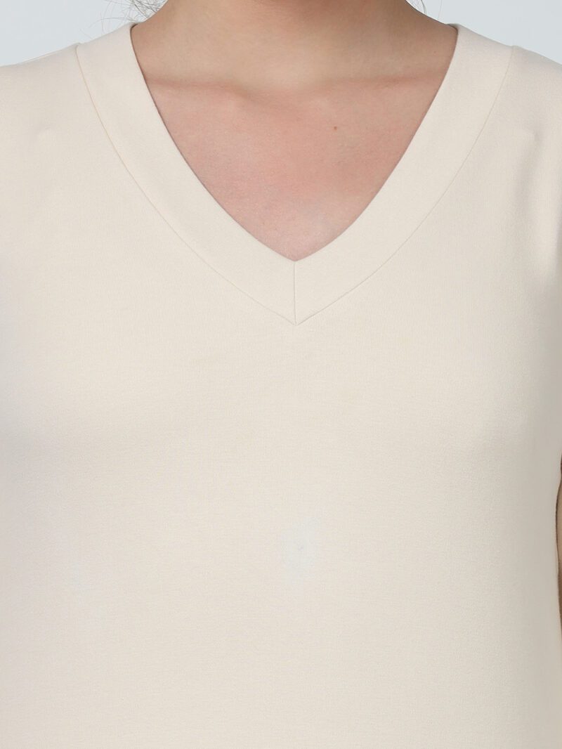 Beige Organic Cotton Womens Co - Ord Set