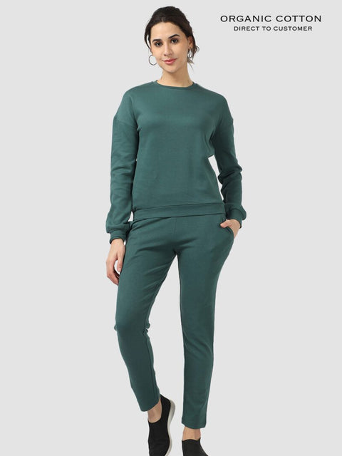 Bistro Green Relaxed Fit Organic Cotton Co-Ord Set