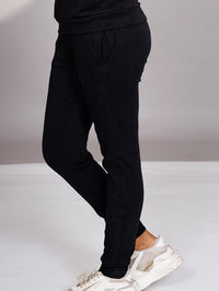 Organic Cotton Luxe Joggers - Black