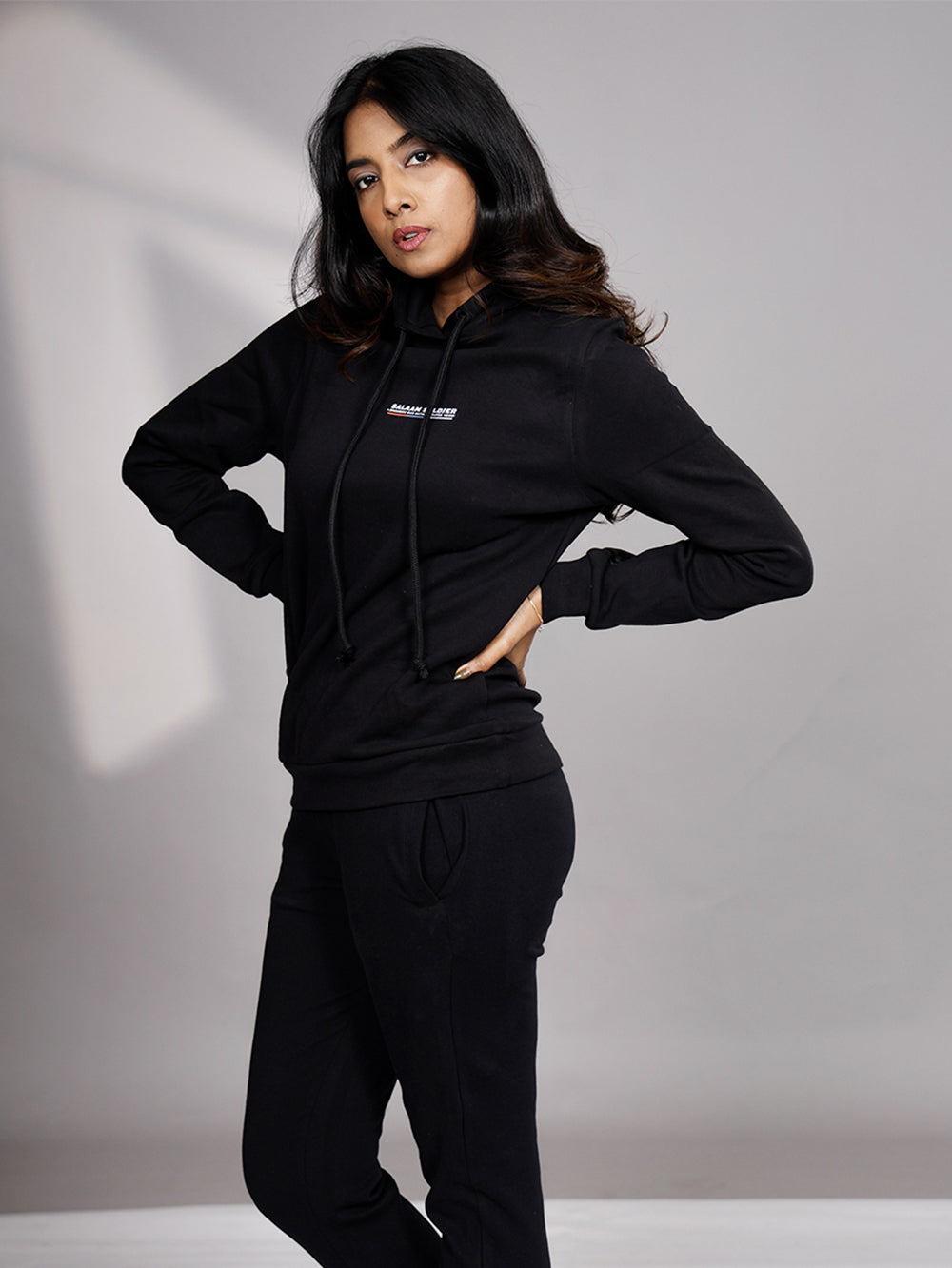 Organic Cotton Womens Jogger - Black