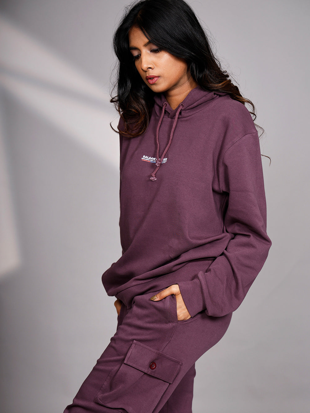 Organic Cotton Luxe Joggers - Wine