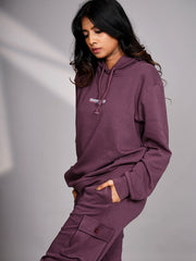 Organic Cotton Womens Jogger - Wine