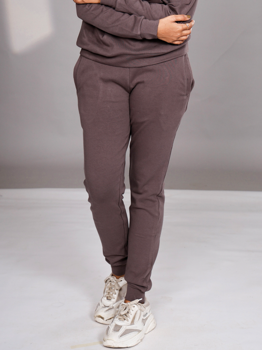 Organic Cotton Luxe Joggers - Dark Grey