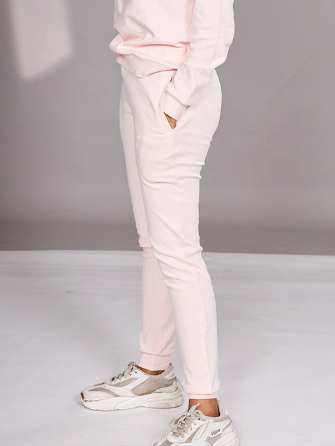 Organic Cotton Luxe Joggers - Dogwood Pink