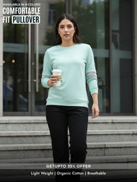 Aqua A & A Organic Cotton Casual Pullover for Women