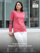 Magenta A & A Organic Cotton Casual Pullover for Women